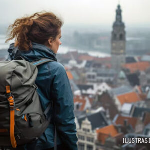 solo traveling backpacker